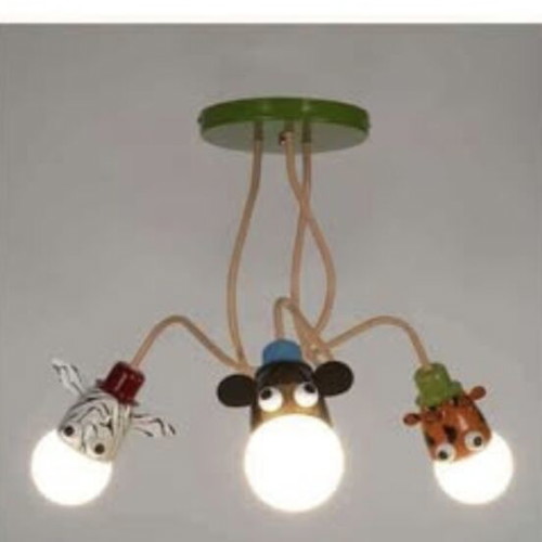 GloboStar Zoo Kids Hanging Light Multicolor 80x39cm like new