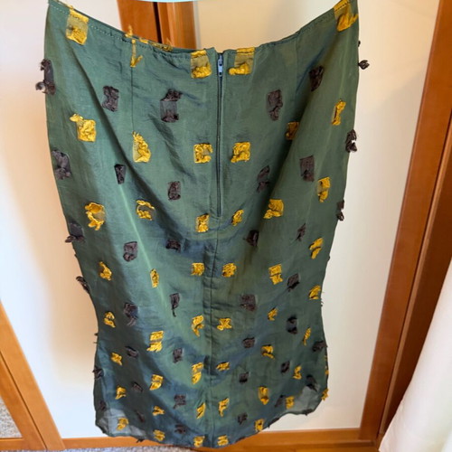Midi skirt like new, size S, green