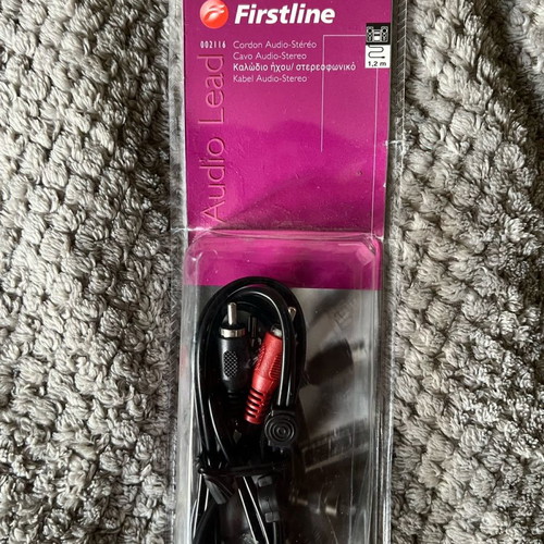 Firstline 2 RCA male audio cable new