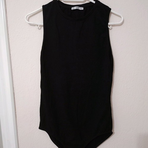 Zara bodysuit black like new, sleeveless, size M-L