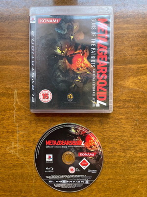 PS3 Metal gear solid 4 Guns of the patriots