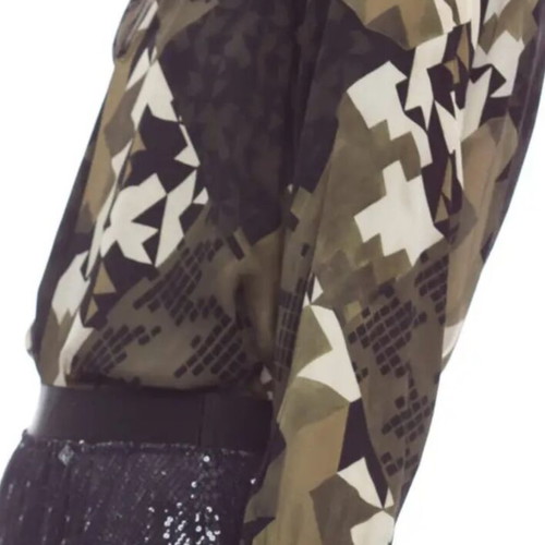 Women's blouse new satin texture