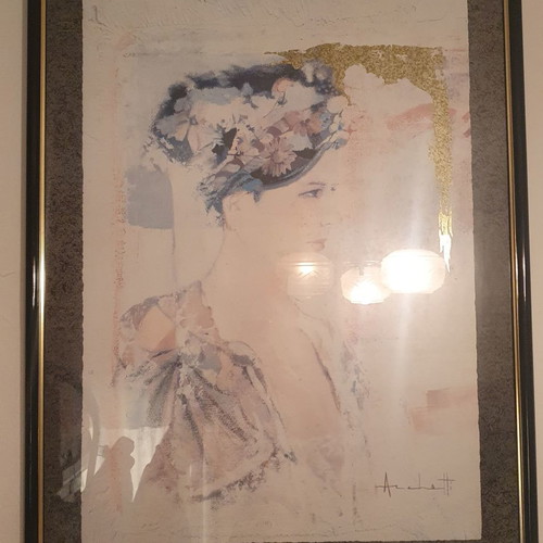 Frame used 64x84 cm with glass