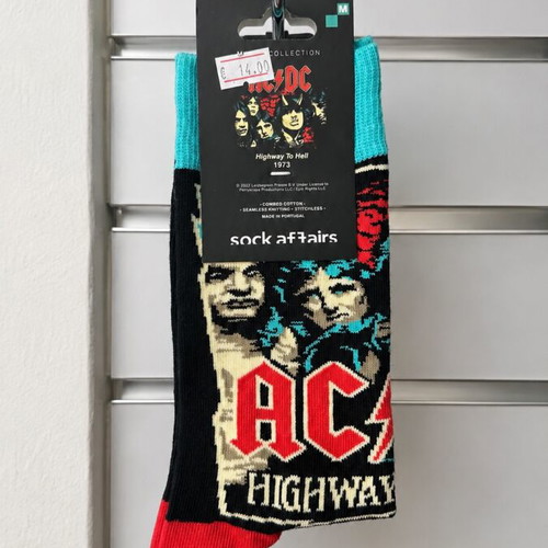 AC DC socks, official Sock Affairs cotton