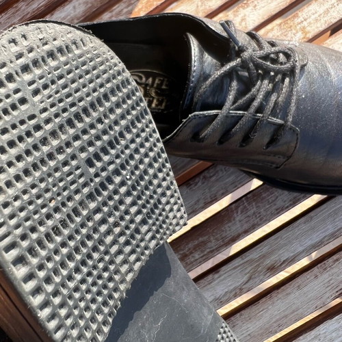 Step to Step Loafers shoes black genuine leather like new