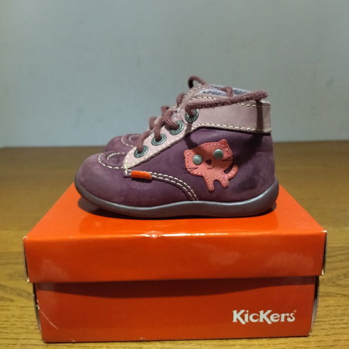 Kickers Baby Anatomical Boots Bonbon Model Like New, Size 21