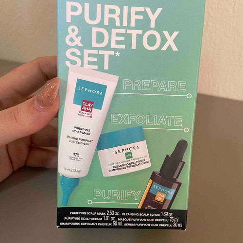 Sephora Collection Purify & Detox Set New Complete Hair Care
