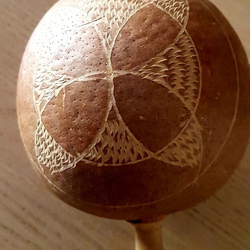 Collectible Cuban Handmade Darbuka and Maraca Used