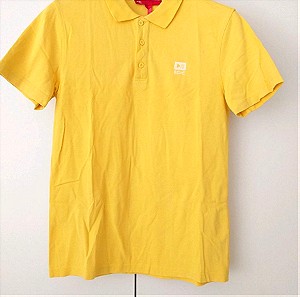 EDC T-Shirt Κοντομάνικο Polo Κίτρινο Παιδικό για Αγόρια