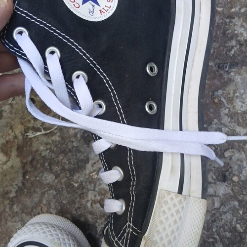 Converse Chuck Taylor All Star sneakers used, size 38, black and white