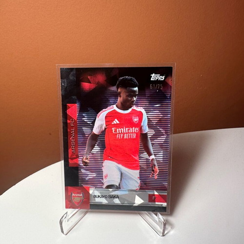 Bukayo Saka 2025-26 Topps Arsenal Team Set Base new