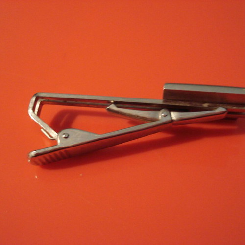 Cat tie clip used, 5cm x 1.7cm