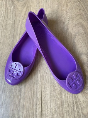 Μπαλαρίνες Tory Burch Reva Jelly Flats, μωβ, μέγεθος 38