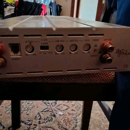 Hifonics ZX 7500 amplifier used, 2x500 RMS, dual channel