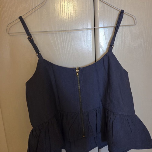 Regalinas set like new, blue crop pants and crop top