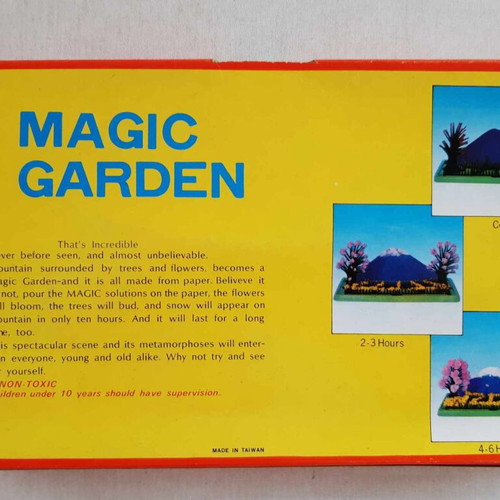 Magic Garden crystal growing activity set new