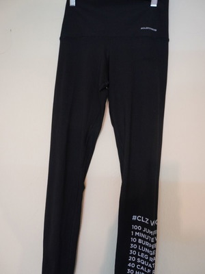 Black leggings like new with high waistband