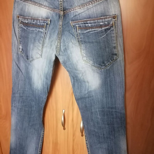 Edward men's jeans used with rips, size 29