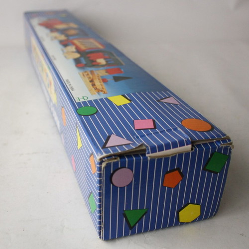 Wooden train with animal wagons Nilco 60cm vintage 90's new