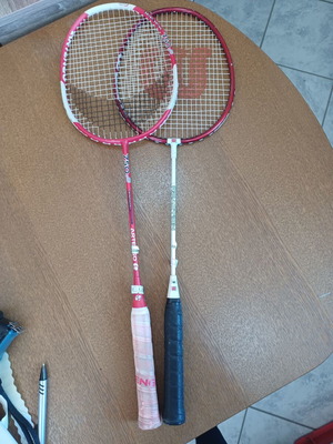 Badminton rackets set of 2 used