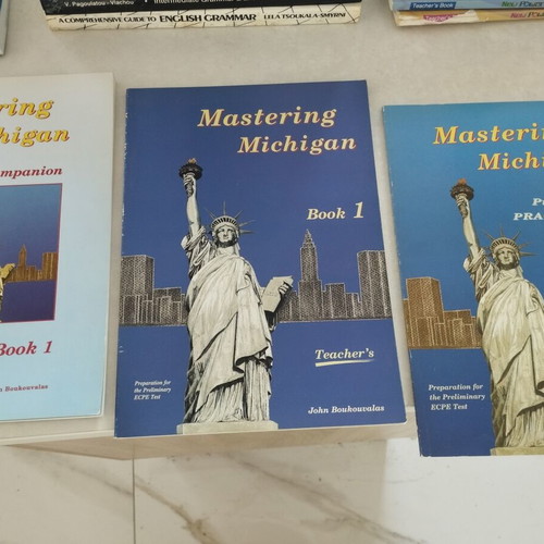 Mastering Michigan ECPE Book 1 set new, 3 educational guides
