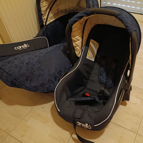 Carello baby car seat and port bebe set
