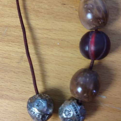 Collectible Begleri horn and Kouk bead like new