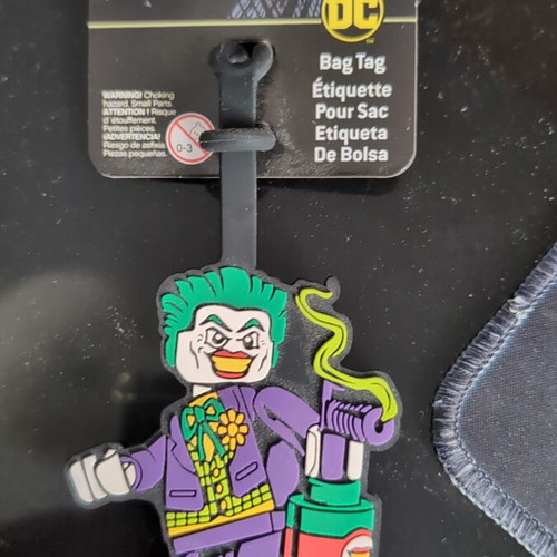 Joker LEGO DC bag tag