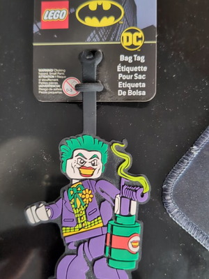 Joker LEGO DC bag tag