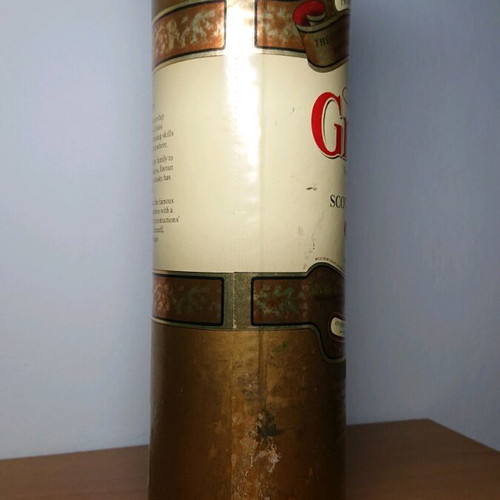 Grant's empty whisky box used without lid