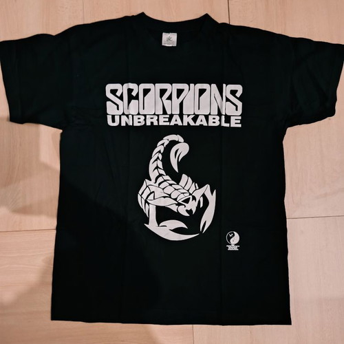 Scorpions fashion t-shirt S new, 100% cotton, black