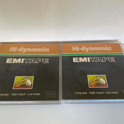 EMI EMITAPE Hi-Dynamic HLP18 7-Inch Audio Tapes Used, 2 Pieces