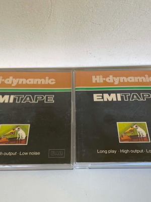 EMI EMITAPE Hi-Dynamic HLP18 7 ιντσών μαγνητοταινίες μεταχειρισμένες, 2 τεμάχια