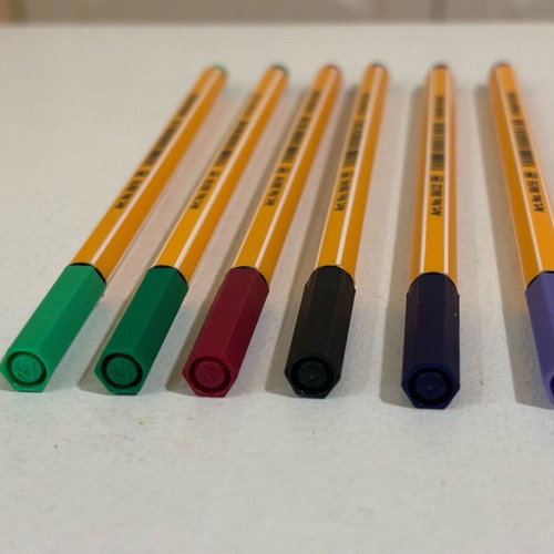 Stabilo point 88 set of 6 markers like new