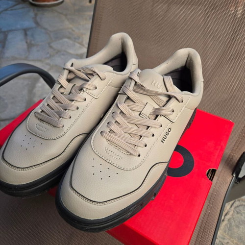 Hugo Boss sneakers new, size 45, black and beige