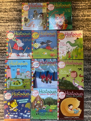 Histoires pour les petits French children's magazines used, set of 11
