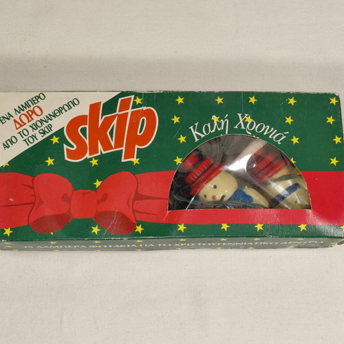 Skip Christmas Lights vintage used with original box
