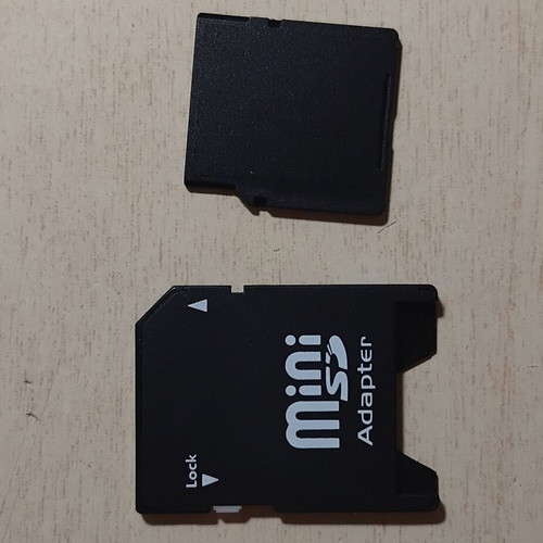 MiniSD Memory Card 128MB NS128E0536SEF00 TWN like new with adapter