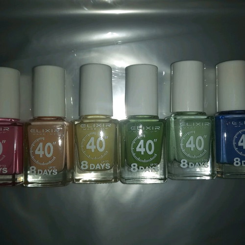 Nail polish elixir set of 6 like new