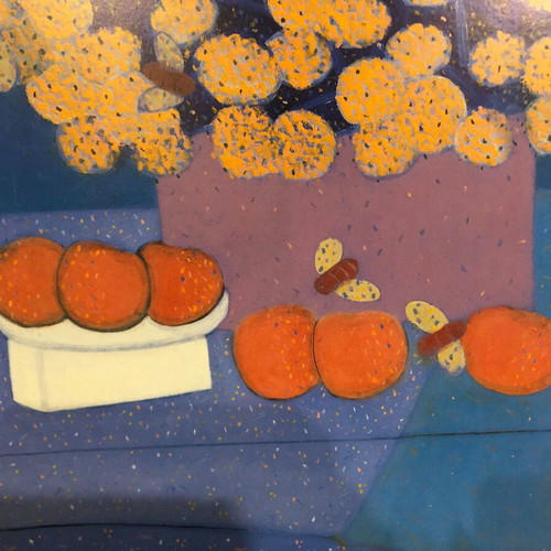 Faidon Patrikalakis art print in frame like new 90x90 cm