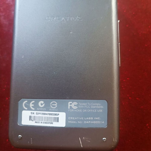 Creative Labs Zen Touch 20GB MP3 player for parts