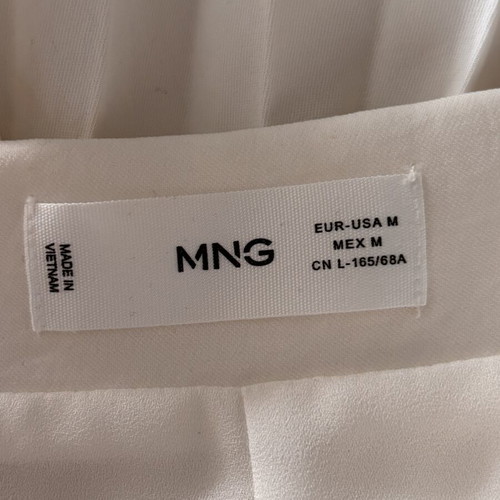 Mango Maxi Pleated Skirt off-white medium like new