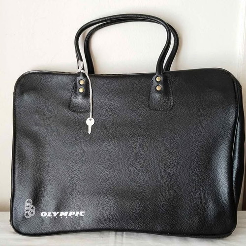 Olympic Airlines bag vintage black like new