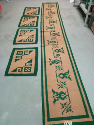 Woolen traditional woven rugs and runner new