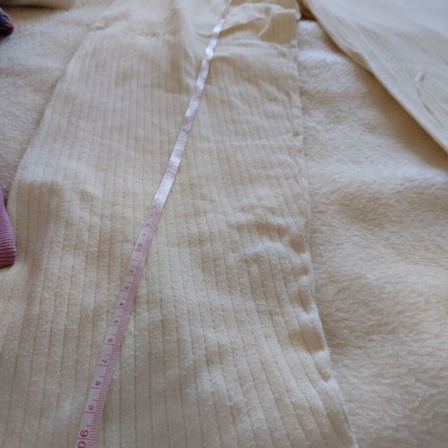 Girls' pajamas used yellow with teddy bear