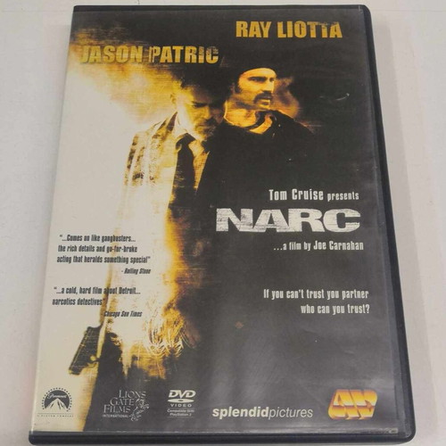 Narc DVD used, action adventure with subtitles