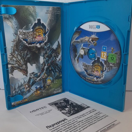 Monster Hunter 3 Ultimate Wii U game like new with manual