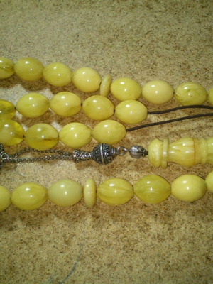 Handmade bakelite worry beads new