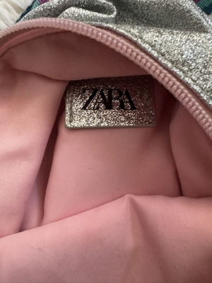 Zara Kids small backpack used with glitter and colorful straps