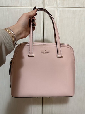 Kate Spade handbag pink beige like new